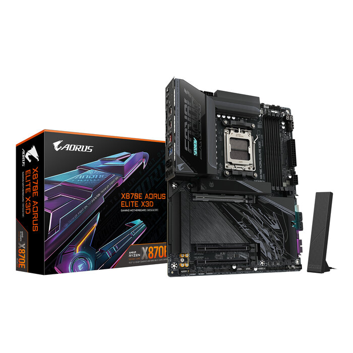 Gigabyte GIGABYTE X870E AORUS ELITE X3D AMD X870E Socket AM5 ATX