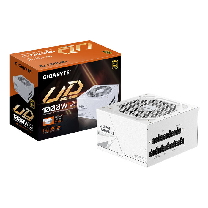 Gigabyte GIGABYTE UD1000GM PG5 V2 ICE power supply unit 1000 W 20+4 pin ATX ATX Wit