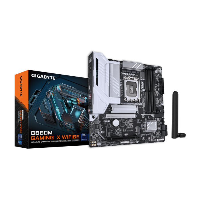 Gigabyte GIGABYTE B860M GAMING X WIFI6E moederbord Intel B860 LGA 1851 (Socket V1) micro ATX