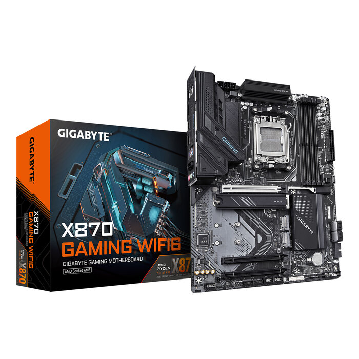 Gigabyte GIGABYTE X870 GAMING WIFI6 AMD X870 Socket AM5 ATX