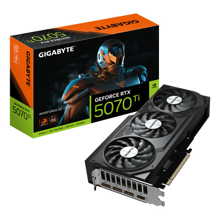 Gigabyte GIGABYTE GeForce RTX 5070 Ti WINDFORCE OC V2 16G NVIDIA 16 GB GDDR7