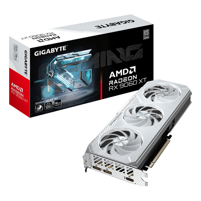 Gigabyte GIGABYTE GAMING Radeon RX 9060 XT OC ICE 16G AMD 16 GB GDDR6