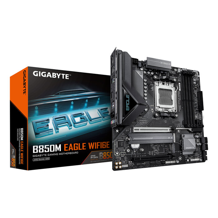 Gigabyte GIGABYTE B850M EAGLE WIFI6E AMD B850 Socket AM5 micro ATX