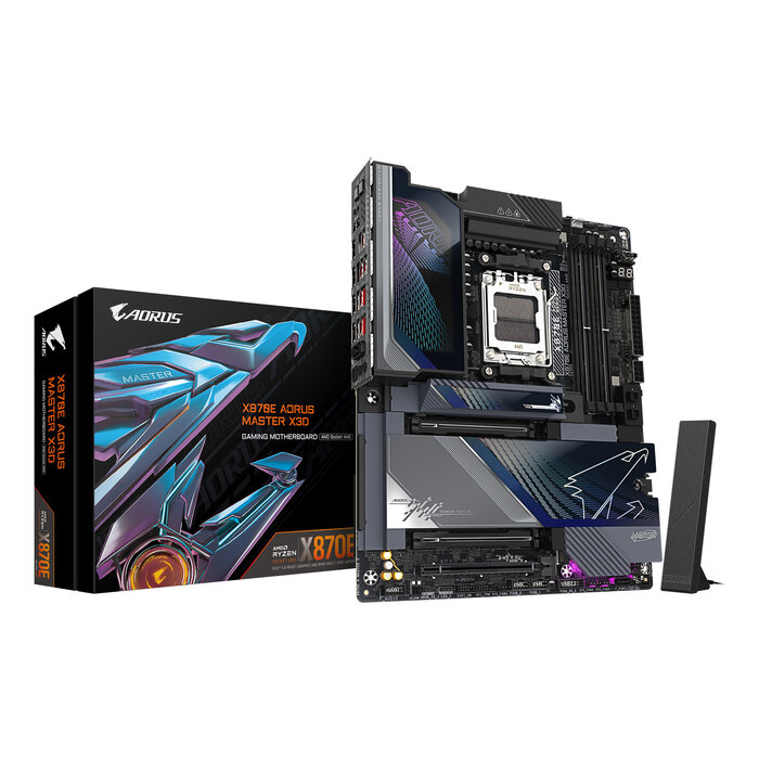 Gigabyte GIGABYTE X870E AORUS MASTER X3D AMD X870E Socket AM5 ATX