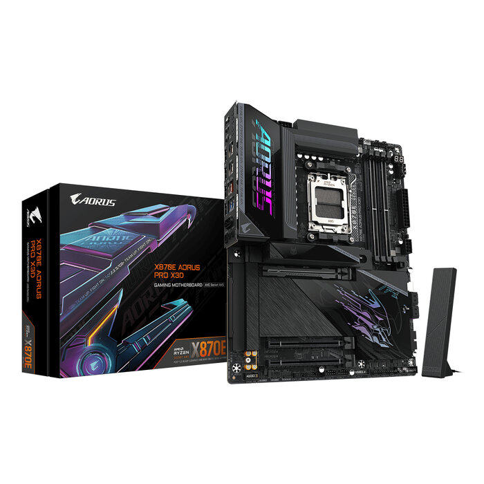 Gigabyte GIGABYTE X870E AORUS PRO X3D AMD X870E Socket AM5 ATX
