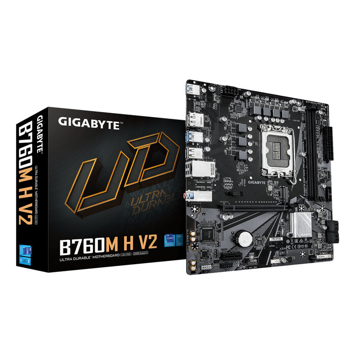 Gigabyte GIGABYTE B760M H V2 moederbord Intel B760 Express LGA 1700 micro ATX