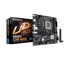Gigabyte GIGABYTE H610M D3W WIFI6 Intel H610 LGA 1700 micro ATX