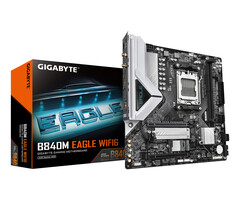 Gigabyte GIGABYTE B840M EAGLE WIFI6 moederbord AMD B840 Socket AM5 micro ATX