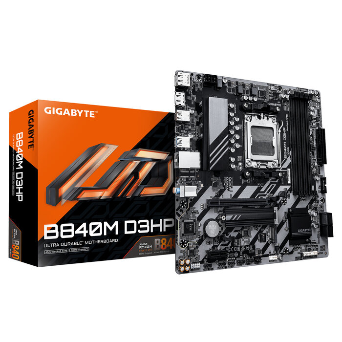 Gigabyte GIGABYTE B840M D3HP moederbord AMD B840 Socket AM5 micro ATX