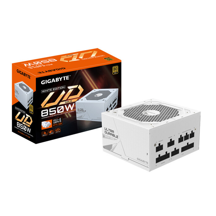 Gigabyte GIGABYTE UD850GM PG5W power supply unit 850 W 20+4 pin ATX ATX Zwart