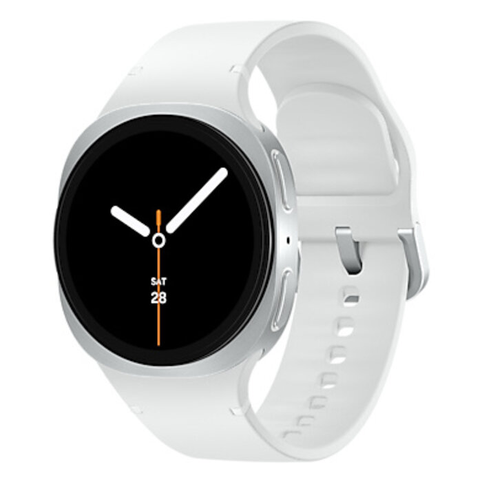 Samsung Samsung Galaxy Watch 8 3,3 cm (1.3") AMOLED 40 mm Digitaal 438 x 438 Pixels Touchscreen 4G Zilver Wifi GPS