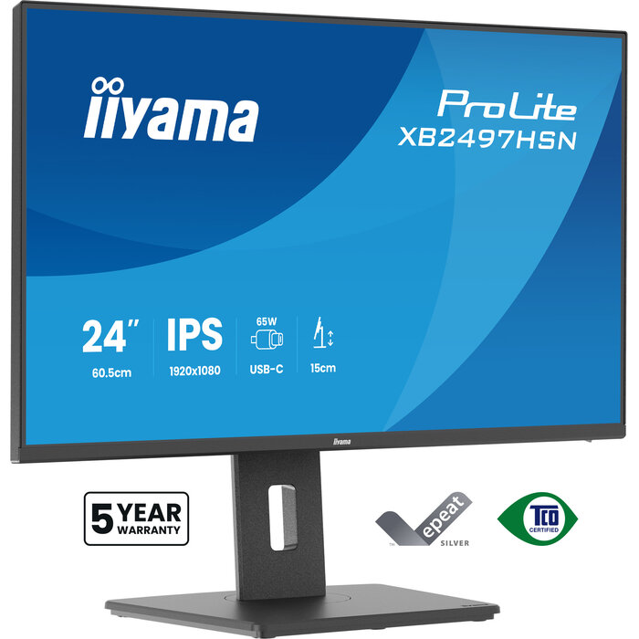 iiyama iiyama ProLite XB2497HSN-B1 computer monitor 60,5 cm (23.8") 1920 x 1080 Pixels Full HD LED Zwart