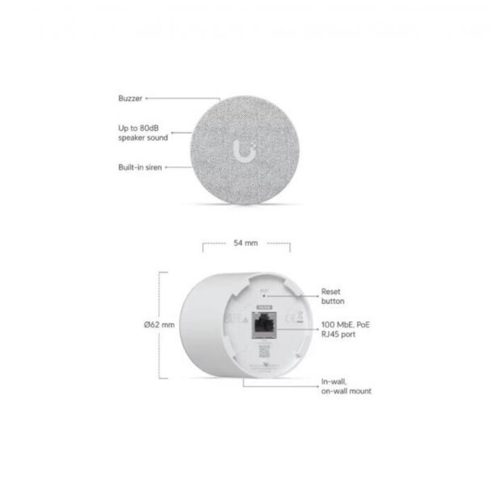 Ubiquiti Ubiquiti UniFi Protect G4 Doorbell Pro PoE Kit (Black)