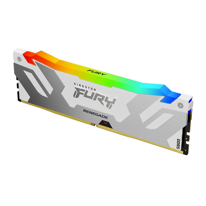 Kingston Kingston Technology FURY 32GB 6400MT/s DDR5 CL32 DIMM Renegade RGB White XMP