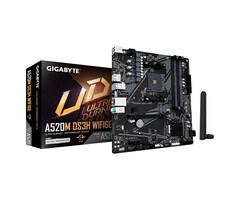 Gigabyte GIGABYTE A520M DS3H WIFI6E AMD A520 Socket AM4 micro ATX