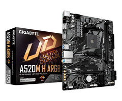 Gigabyte GIGABYTE A520M H ARGB moederbord AMD A520 Socket AM4 micro ATX