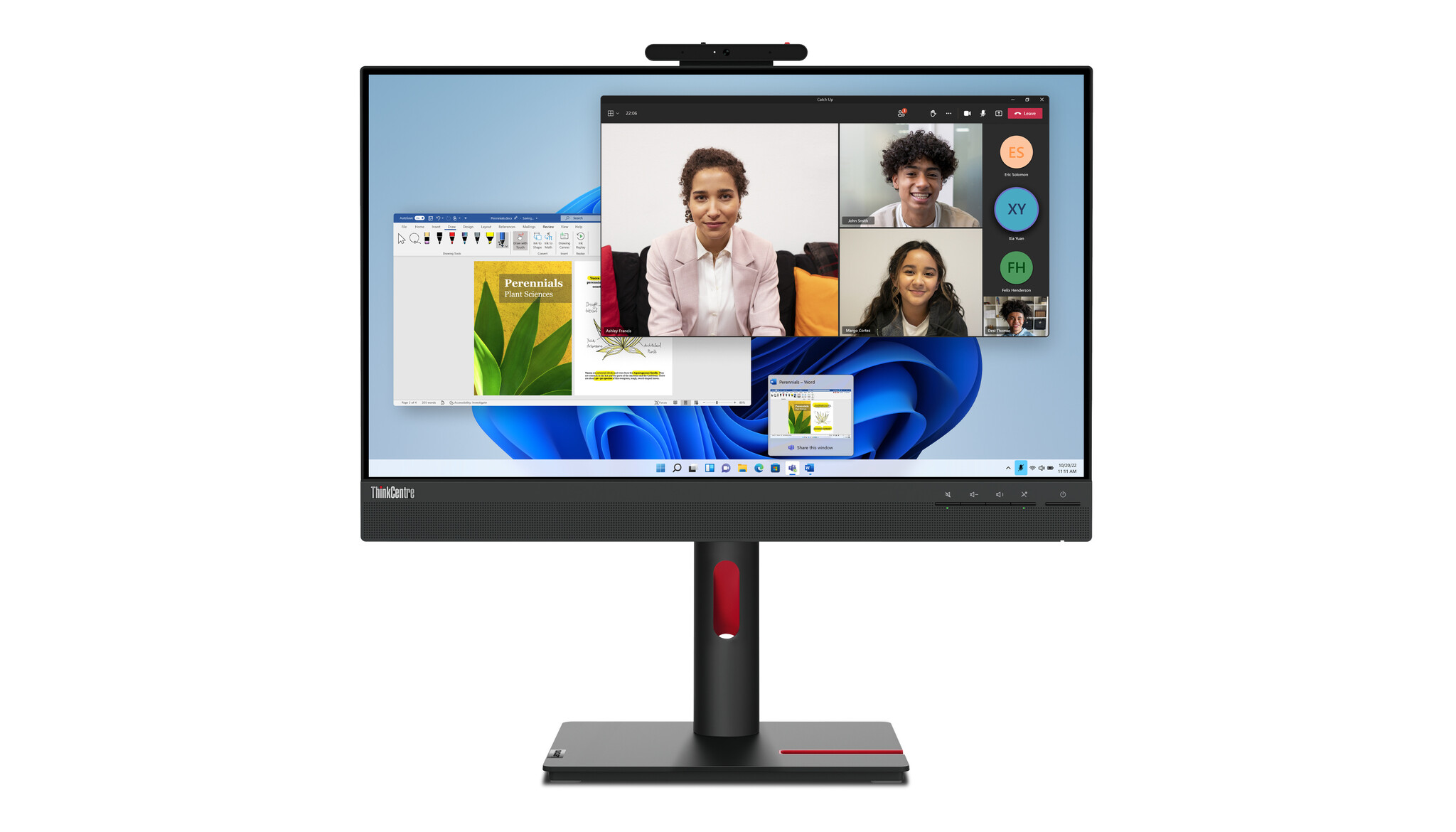 Lenovo Lenovo ThinkCentre Tiny-In-One 24 Gen 5 computer monitor 60,5 cm (23.8") 1920 x 1080 Pixels Full HD LED Touchscreen Zwart