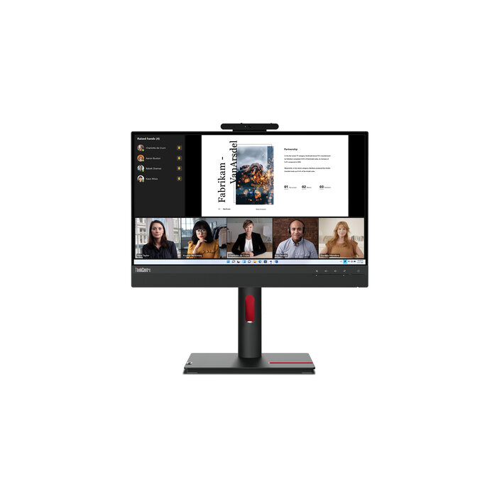 Lenovo Lenovo ThinkCentre Tiny-In-One 22 Gen 5 computer monitor 54,6 cm (21.5") 1920 x 1080 Pixels Full HD LED Zwart
