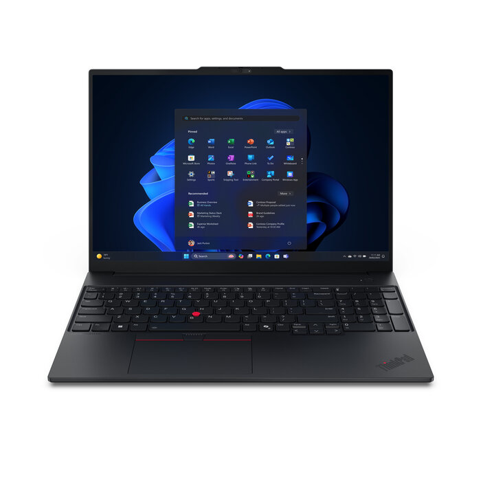 Lenovo Lenovo ThinkPad E16 Gen 3 (Intel) Copilot+ PC Intel Core Ultra 7 258V Laptop 40,6 cm (16") WUXGA 32 GB LPDDR5x-SDRAM 1 TB SSD Wi-Fi 6E (802.11ax) Windows 11 Pro Belgisch Zwart