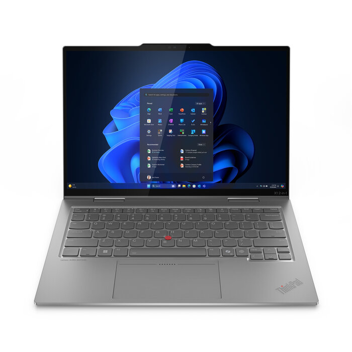 Lenovo Lenovo ThinkPad X1 2-in-1 Gen 10 Aura Edition Copilot+ PC Intel Core Ultra 7 258V Hybride (2-in-1) 35,6 cm (14") Touchscreen WUXGA 32 GB LPDDR5x-SDRAM 1 TB SSD Wi-Fi 7 (802.11be) Windows 11 Pro Engels Grijs