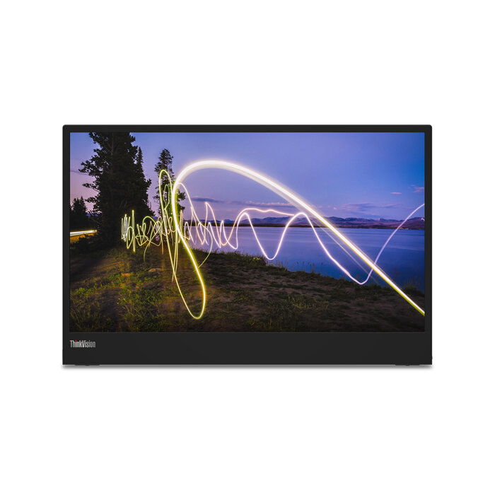 Lenovo Lenovo ThinkVision M15 computer monitor 39,6 cm (15.6") 1920 x 1080 Pixels Full HD LED Zwart