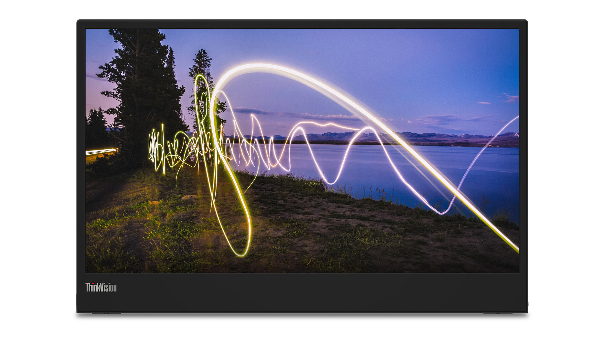 Lenovo Lenovo ThinkVision M15 computer monitor 39,6 cm (15.6") 1920 x 1080 Pixels Full HD LED Zwart
