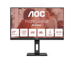 AOC AOC E3 U27E3UF computer monitor 68,6 cm (27") 3840 x 2160 Pixels 4K Ultra HD LED Zwart