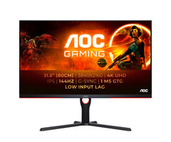 AOC AOC G3 U32G3X/BK computer monitor 80 cm (31.5") 3840 x 2160 Pixels 4K Ultra HD LED Zwart, Rood