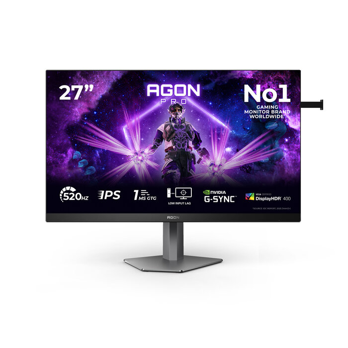 AOC AOC G2 AG276FK computer monitor 68,6 cm (27") 1920 x 1080 Pixels Full HD LED Zwart, Grijs