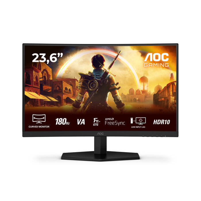 AOC AOC G4 C24G42E computer monitor 59,9 cm (23.6") 1920 x 1080 Pixels Full HD LED Zwart, Rood