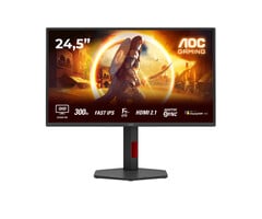 AOC AOC G4 Q25G4SR computer monitor 62,2 cm (24.5") 2560 x 1440 Pixels Quad HD LED Zwart, Rood