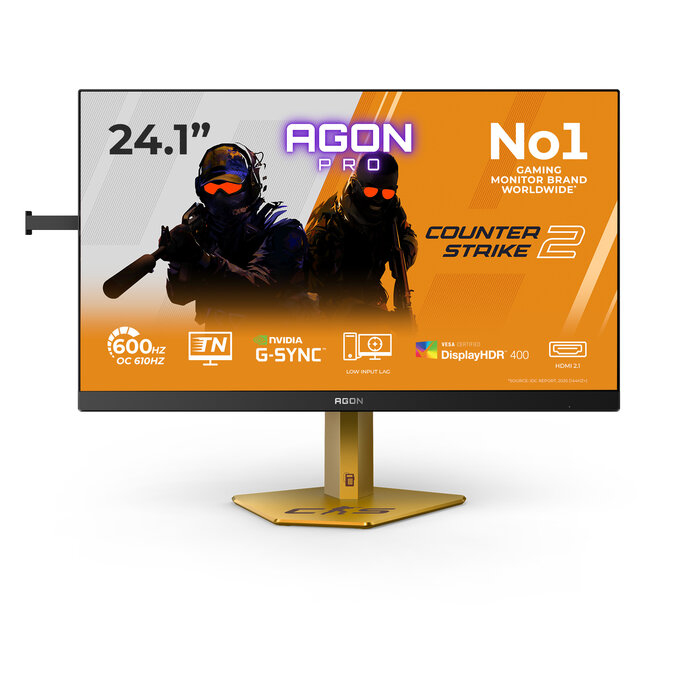 AOC AOC AGON PRO CS24A computer monitor 61,2 cm (24.1") 1920 x 1080 Pixels Full HD LED Zwart