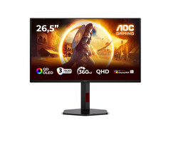 AOC AOC G4 Q27G4SDR computer monitor 67,3 cm (26.5") 2560 x 1440 Pixels Quad HD QD-OLED Zwart, Rood