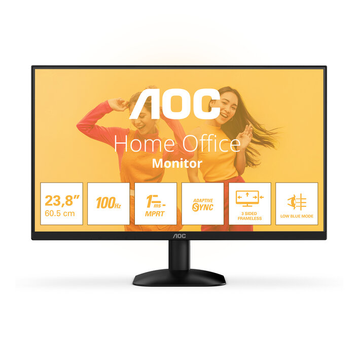 AOC AOC B3 24B35HM2 computer monitor 60,5 cm (23.8") 1920 x 1080 Pixels Full HD LED Zwart