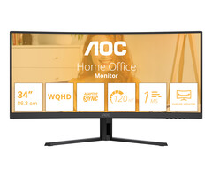 AOC AOC B3 CU34B3E computer monitor 86,4 cm (34") 3440 x 1440 Pixels Wide Quad HD LED Zwart