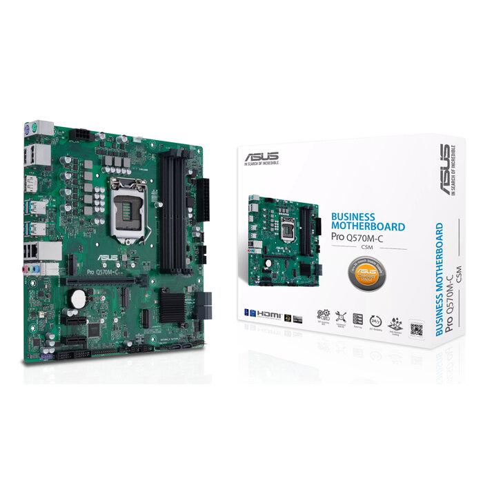 Asus ASUS PRO Q570M-C/CSM Intel Q570 LGA 1200 (Socket H5) micro ATX