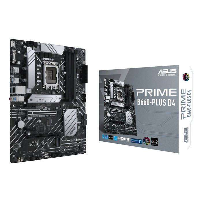 Asus ASUS PRIME B660-PLUS D4 Intel B660 LGA 1700 ATX