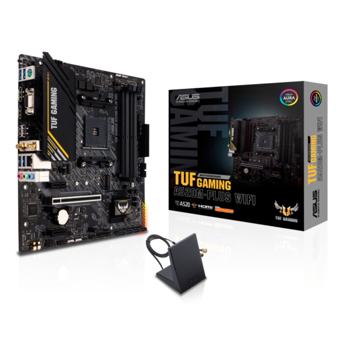 Asus ASUS TUF GAMING A520M-PLUS WIFI AMD A520 Socket AM4 micro ATX