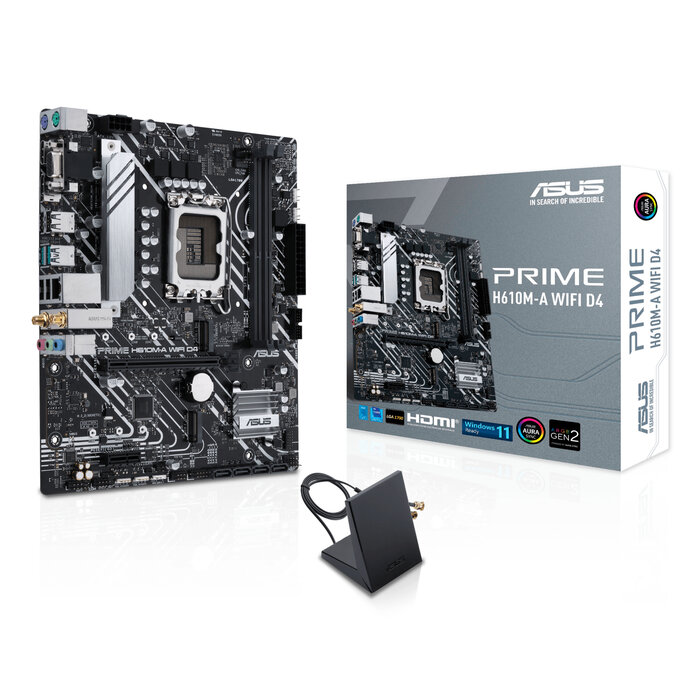 Asus ASUS PRIME H610M-A WIFI D4 Intel H610 LGA 1700 micro ATX