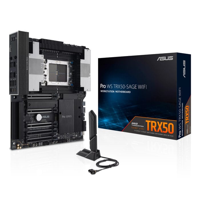 Asus ASUS Pro WS TRX50-SAGE WIFI AMD TRX50 Socket sTR5 SSI CEB