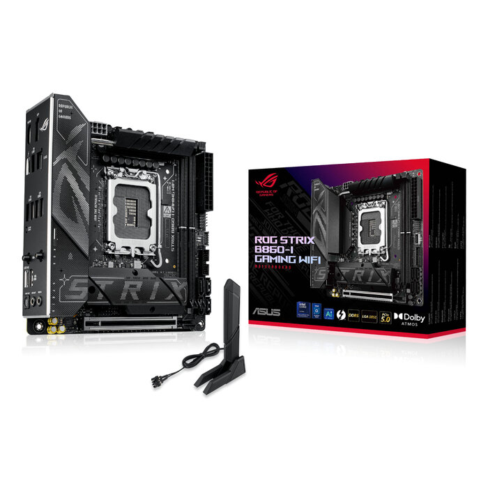Asus ASUS ROG STRIX B860-I GAMING WIFI Intel B860 LGA 1851 (Socket V1) mini ITX