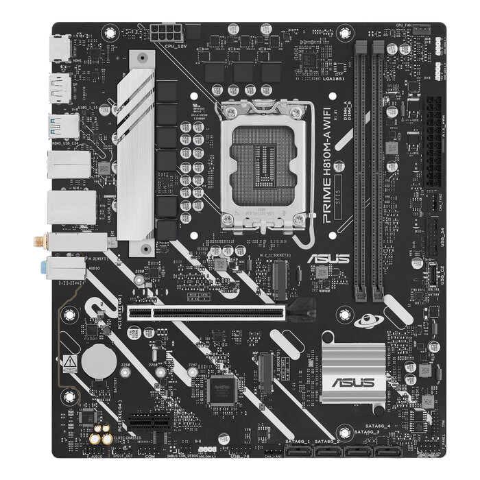 Asus ASUS PRIME H810M-A WIFI Intel H810 LGA 1851 (Socket V1) micro ATX