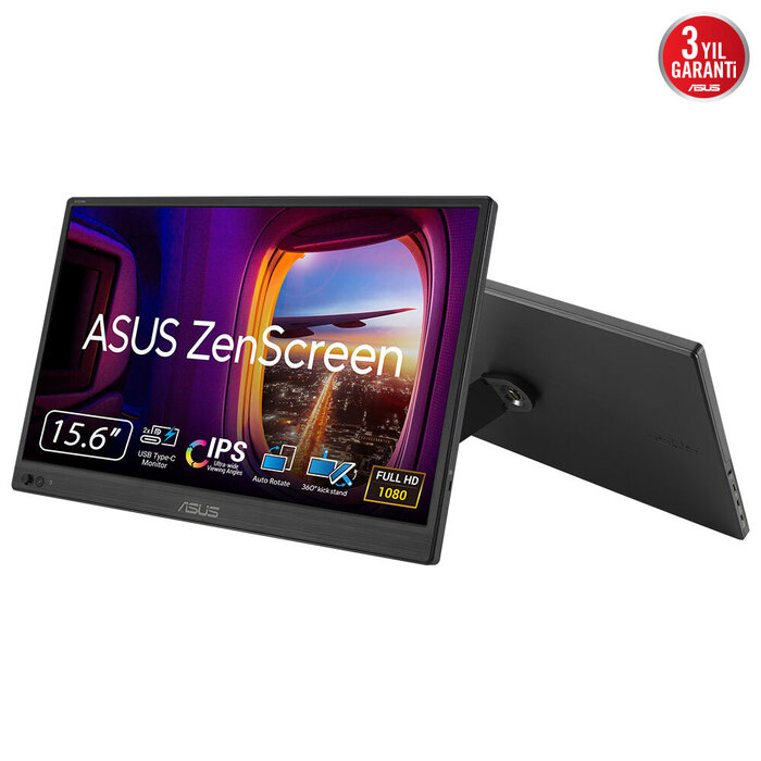 Asus ASUS ZenScreen MB169CK computer monitor 39,6 cm (15.6") 1920 x 1080 Pixels Full HD LCD Zwart