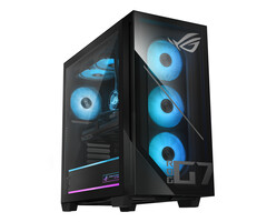 Asus ASUS ROG G700 GM700TZ-R8700F092W AMD Ryzen™ 7 8700F 32 GB DDR5-SDRAM 2 TB SSD NVIDIA GeForce RTX 5070 Ti Windows 11 Home Tower PC Zwart