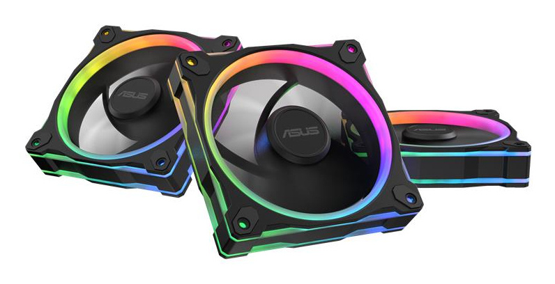 Asus ASUS Prime MR120 Fan ARGB Reverse Black 3in1 Computer behuizing Ventilator 12 cm Zwart 3 stuk(s)