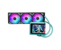 Asus ASUS ROG RYUO IV 360 ARGB Hatsune Miku Edition Processor Alles-in-één vloeistofkoeler 12 cm Zwart, Turkoois