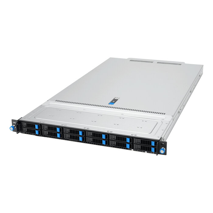Asus ASUS RS700A-E13-RS12U LGA 6096P Rack (1U) Zwart, Zilver