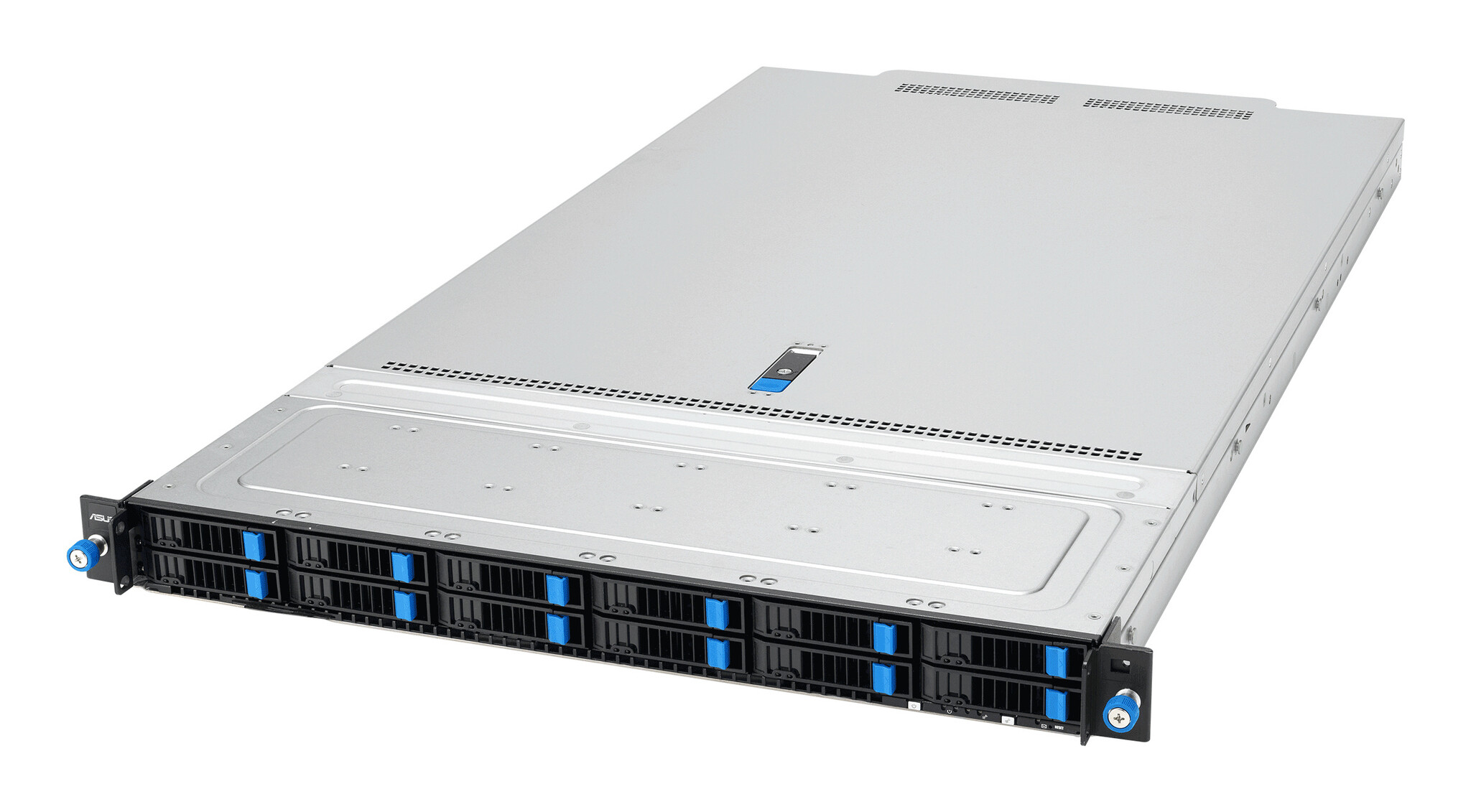 Asus ASUS RS700A-E13-RS12U LGA 6096P Rack (1U) Zwart, Zilver
