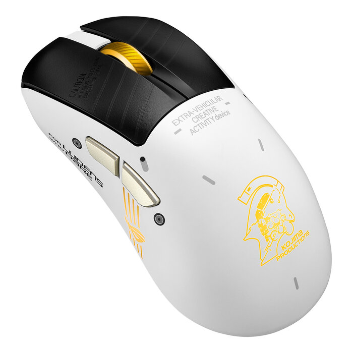 Asus ASUS ROG Keris II Origin-KJP muis Gamen Rechtshandig RF Wireless + Bluetooth + USB Type-A Optisch 42000 DPI