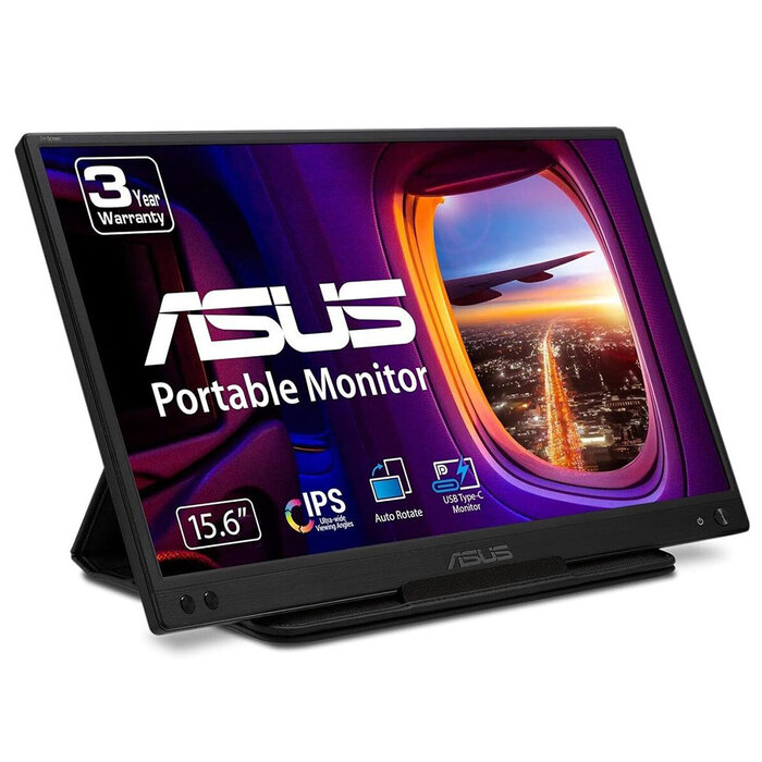 Asus ASUS ZenScreen MB166C computer monitor 39,6 cm (15.6") 1920 x 1080 Pixels Full HD LED Zwart
